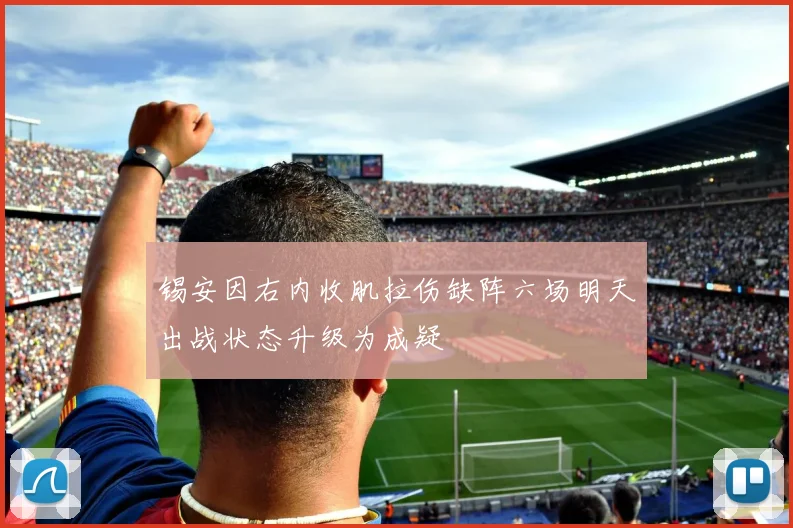 锡安因右内收肌拉伤缺阵六场明天出战状态升级为成疑